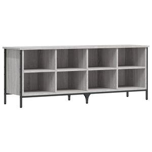 vidaXL Schoenenkast 131x35x50 cm bewerkt hout grijs sonoma eikenkleur