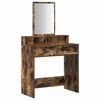 vidaXL Plafondtafel Gerookt eiken 79 x 41 x 140 cm Bewerkt hout