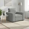 vidaXL Fauteuil 100x78x84 cm fluweel lichtgrijs