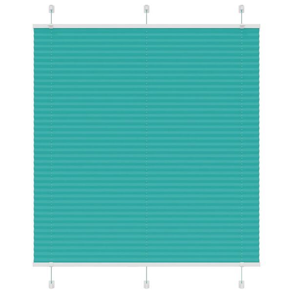 vidaXL Pliss&eacute; rolgordijn 120x100cm stofbreedte 119,4cm petrol groen