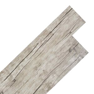 vidaXL Vloerplanken Washed eiken 2,51 m&sup2; 18 st PVC