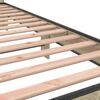 vidaXL Bedframe bewerkt hout en metaal sonoma eikenkleurig 90x200 cm
