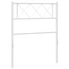 vidaXL Vervangend hoofdbord 100 cm metaal wit