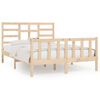 vidaXL Bedframe massief hout 150x200 cm