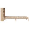 vidaXL Bed met boekenkast zonder matras massief grenenhout 90x200 cm