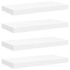 vidaXL Wandschappen zwevend 4 st 50x23,5x3,8 cm MDF wit