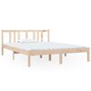 vidaXL Bedframe massief hout 140x190 cm