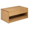 vidaXL Salontafel SAUDA 99x55x45 cm massief grenenhout eikenkleurig