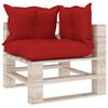 vidaXL 8-delige Loungeset met kussens pallet grenenhout