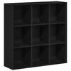 vidaXL Boekenkast Zwart Eiken 98x29x97,5 cm Engineered Wood