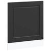 vidaXL Vaatwaspaneel Porto 60x1,5x57 cm bewerkt hout zwart