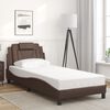 vidaXL Bedframe "Viana" met LED zonder matras bruin 90x190 cm