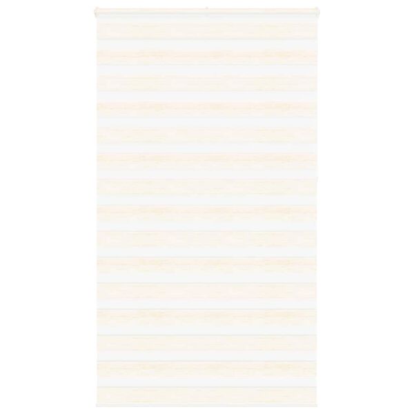 vidaXL Zebra rolgordijn 135x230 cm stofbreedte 130,9 cm marmerbeige