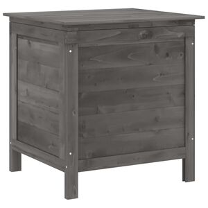 vidaXL Tuinbox 50x49x56,5 cm massief vurenhout antracietkleurig
