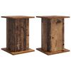 vidaXL Plantenstandaard 2 st Oud hout 30,5 x 30 x 43 cm Bewerkt hout