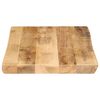 vidaXL Tafelblad met natuurlijke rand 60x40x3,8 cm massief mangohout