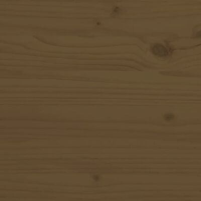 vidaXL Nachtkastjes 2 st 40x34x55 cm massief grenenhout honingbruin