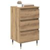 vidaXL Dressoir artisanaal eikenkleurig 35 x 40 x 70 cm Bewerkt hout