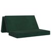 vidaXL Vouwbare Bankbed 140 x 67 x 45 cm Donkergroen