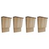 vidaXL Vleermuizenkasten 4 st 22x12x34 cm hout