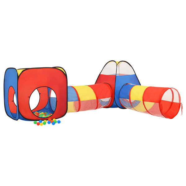 vidaXL Kinderspeeltent met 250 ballen 190x264x90 cm meerkleurig