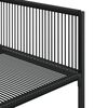 vidaXL 9-delige Tuinset poly rattan zwart