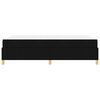 vidaXL Bedframe met matras Zwart 140 x 190 cm Stof