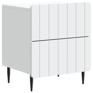 vidaXL Nachtkastje met lade Wit 43 x 34,5 x 49,5 cm Bewerkt hout