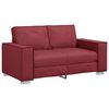 vidaXL Loveseat Wijnrood 160 cm Nep Leer