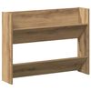vidaXL Schoenenkast 2 pcs Artisan Eiken 85 x 18 x 90 cm Bewerkt hout