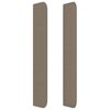 vidaXL Boxspring met matras stof taupe 90x200 cm