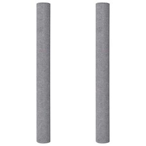 vidaXL Antislip schildersvlies 2 st 5 m 220 g/m&sup2; grijs