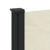 vidaXL Windscherm uittrekbaar 100x500 cm cr&egrave;mekleurig