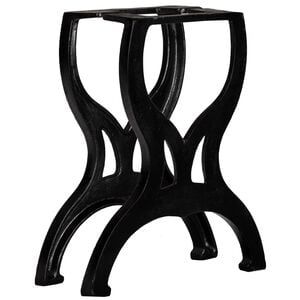 vidaXL Bankpoten 2 st X-frame gietijzer