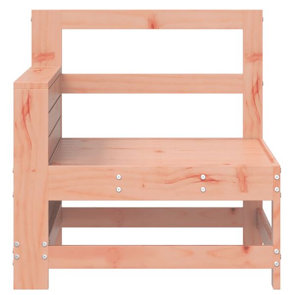 vidaXL Tuinbank met armleuning 69x62x70,5 cm massief douglashout