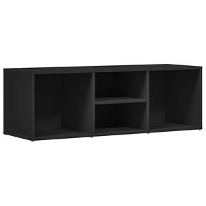 vidaXL Schoenenopbergbank 102x35x35 cm bewerkt hout zwart