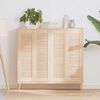 vidaXL Kastdeuren met lamellen 4 st 99x29,5 cm massief grenenhout