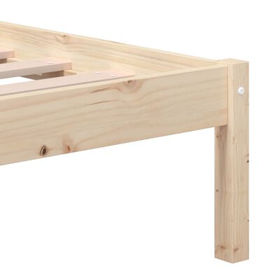 vidaXL Bedframe massief grenenhout 120x200 cm