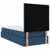 vidaXL Opslag bed met matras met matras Blauw 100 x 200 cm Polyester