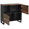 vidaXL Dressoir Bruin 80 x 33 x 75 cm massief mangohout