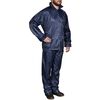 vidaXL Regenpak 2-delig met capuchon (heren / marineblauw / maat L)