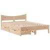 vidaXL Bedframe met lades massief grenenhout 120x190 cm