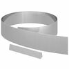 vidaXL Tuinrand 4 st 450 x 0.05 x 15 cm Gegalvaniseerd staal Zilver