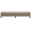 vidaXL Bedframe zonder matras 80x200 cm stof taupe