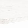 vidaXL Tafelblad ovaal 110x55x2,5 cm massief grenenhout wit
