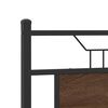 vidaXL Bedframe zonder matras bewerkt hout bruin eikenkleur 137x190 cm