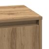 vidaXL Nachtkastje 2 pcs Artisan Eiken 39 x 34,5 x 50 cm Bewerkt hout