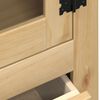 vidaXL Vitrinekast Corona 99x43x187 cm massief grenenhout