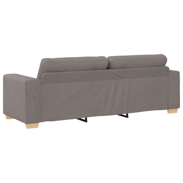 vidaXL Bank 180cm Taupe Stof