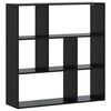 vidaXL Boekenkast 102 x 29 x 103,5 cm Bewerkt hout Zwart eiken